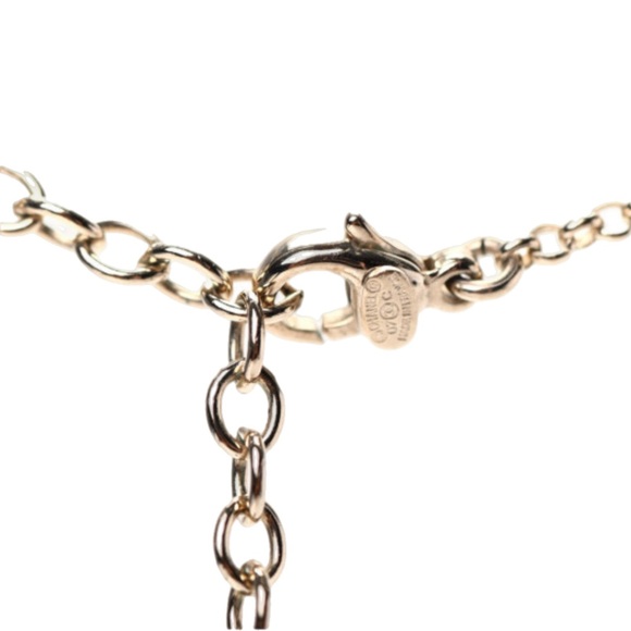 CHANEL Resin Baguette Crystal Geometric
Square CC Necklace Rose Pink - Picture 6 of 8